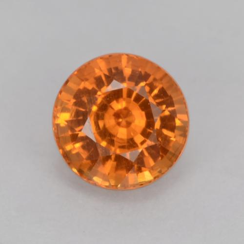 0,93 ctw natürlicher orangefarbener Spessartin, Rundschliff, VS
