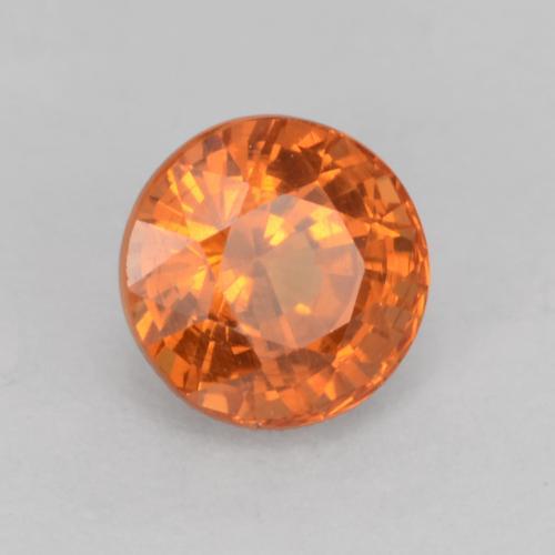 0,93 ctw natürlicher orangefarbener Spessartin, Rundschliff, VS