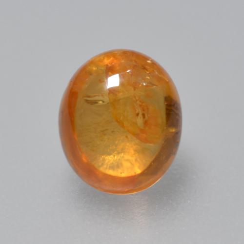 0,91 ctw natürlicher orangefarbener Spessartin, Oval Schliff, Transparent