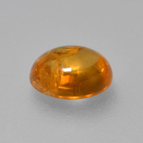 0,91 ctw natürlicher orangefarbener Spessartin, Oval Schliff, Transparent