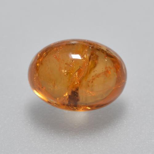 1,88 ctw natürlicher orangefarbener Spessartin, Oval Schliff, Transparent