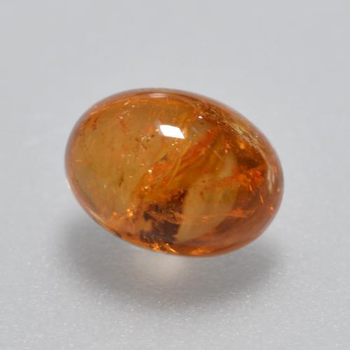 1,88 ctw natürlicher orangefarbener Spessartin, Oval Schliff, Transparent