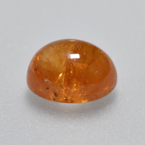 1,88 ctw natürlicher orangefarbener Spessartin, Oval Schliff, Transparent