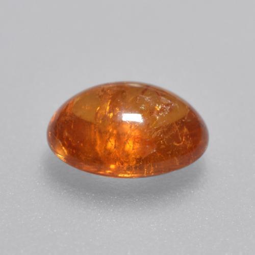 9,17 ctw natürlicher Mitteldunkles Orange Spessartit-Garn, Oval Schliff, Transparent