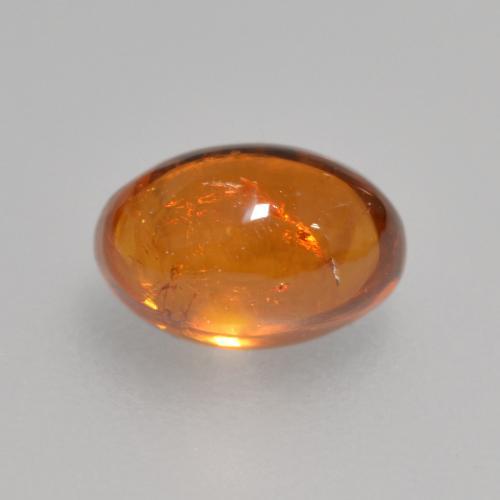 9,17 ctw natürlicher Mittelorange Spessartit-Garn, Oval Schliff, Transparent