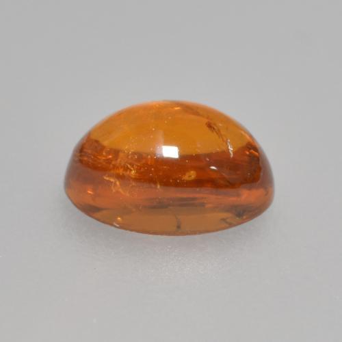 9,17 ctw natürlicher Mittelorange Spessartit-Garn, Oval Schliff, Transparent