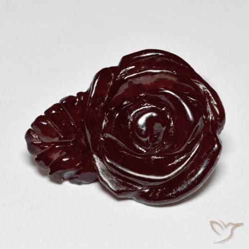 16.18ct Natürlicher Warmes Braun Spessartit-Garn, Blumen-Schliff, Lichtdurchlässig