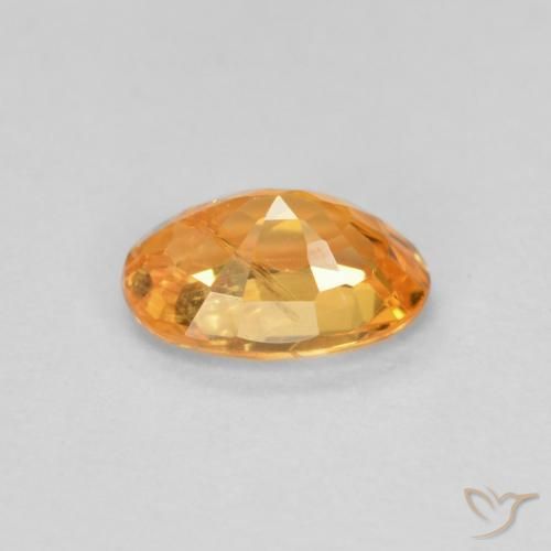 9,17 ctw natürlicher Aprikose Orange Spessartit-Garn, Oval, VS-SI