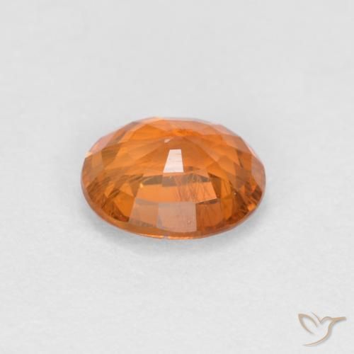 9,17 ctw natürlicher Mitteldunkles Orange Spessartit-Garn, Oval, VS