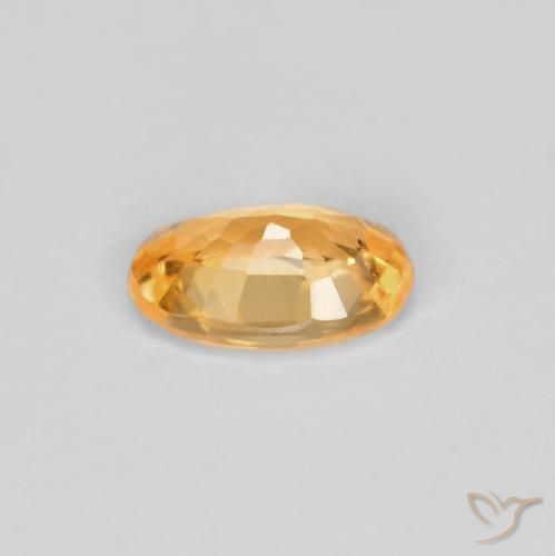 9,17 ctw natürlicher hellorange Spessartit-Garn, Oval, VVS-VS