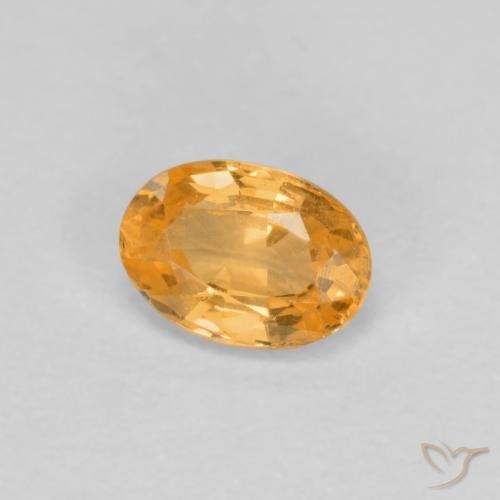 9,17 ctw natürlicher hellorange Spessartit-Garn, Oval, VS
