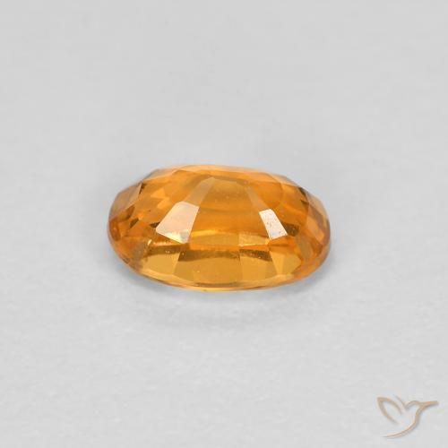 9,17 ctw natürlicher Aprikose Orange Spessartit-Garn, Oval, VS