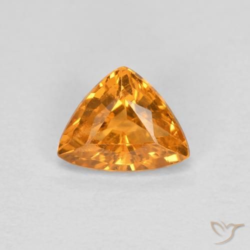 0.53ct Natürlicher Aprikose Orange Spessartit-Garn, Trillion, VS