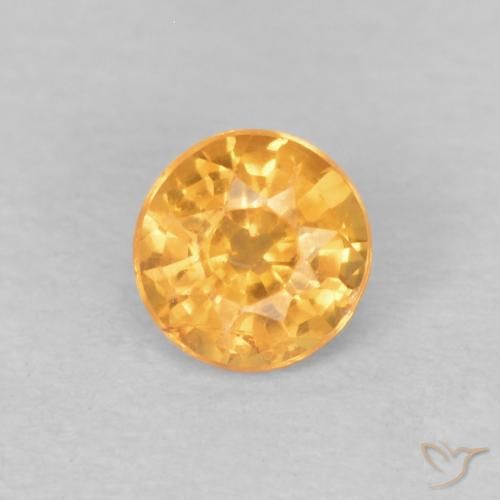 0.29ct Natürlicher Aprikose Orange Spessartit-Garn, Runden, VS