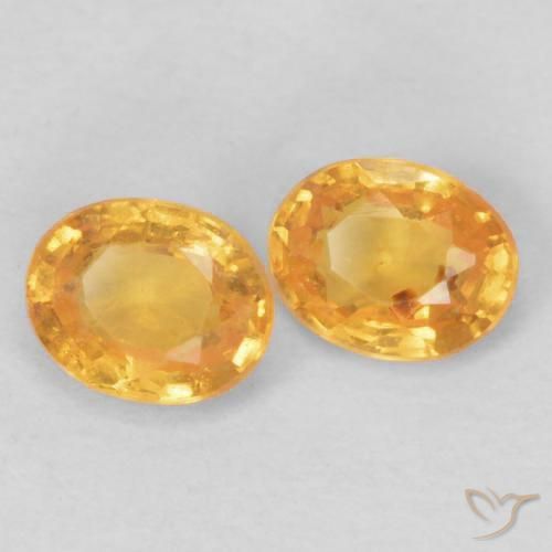 0.47 ct natürliche Intensives Orange Spessartit-Garn-Edelsteine, Oval, VS