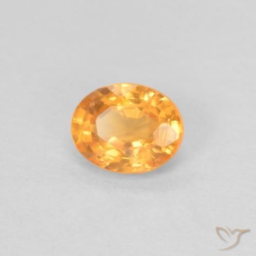 9,17 ctw natürlicher Orange-Gold Spessartit-Garn, Oval, VS