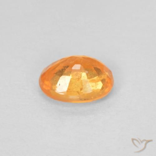 9,17 ctw natürlicher Aprikose Orange Spessartit-Garn, Oval, VS-SI