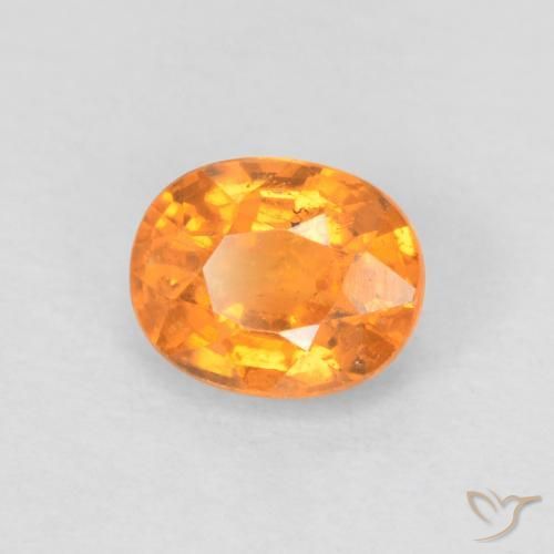 9,17 ctw natürlicher hellorange Spessartit-Garn, Oval, VS