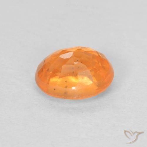 9,17 ctw natürlicher hellorange Spessartit-Garn, Oval, VVS-VS