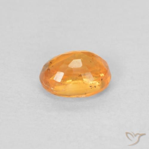 9,17 ctw natürlicher Aprikose Orange Spessartit-Garn, Oval, VS