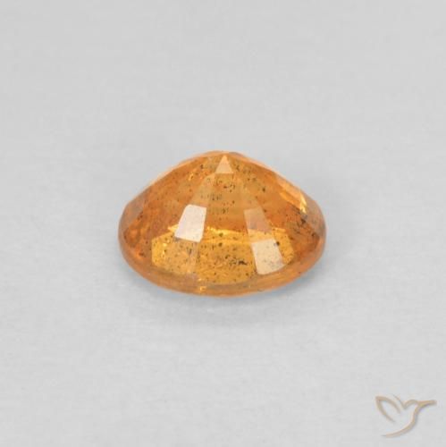 9,17 ctw natürlicher hellorange Spessartit-Garn, Oval, VS-SI