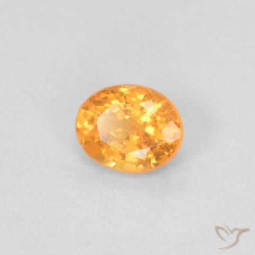 9,17 ctw natürlicher Mittelorange Spessartit-Garn, Oval, VS-SI