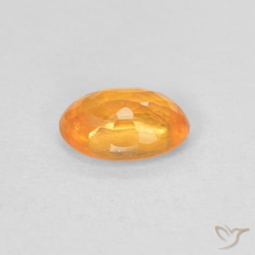 9,17 ctw natürlicher Intensives Orange Spessartit-Garn, Oval, VS