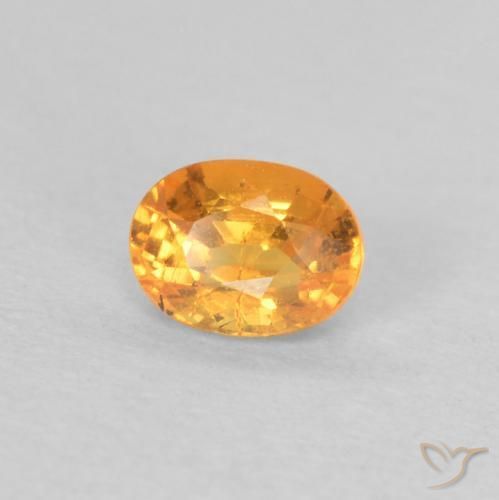 9,17 ctw natürlicher Mittelorange Spessartit-Garn, Oval, VS