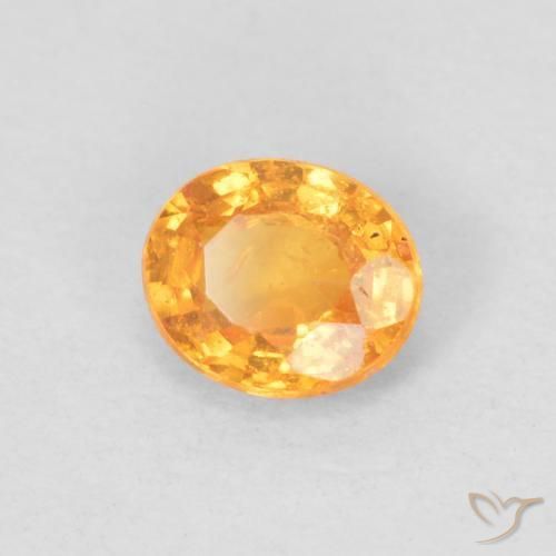 9,17 ctw natürlicher Mittelorange Spessartit-Garn, Oval, VS