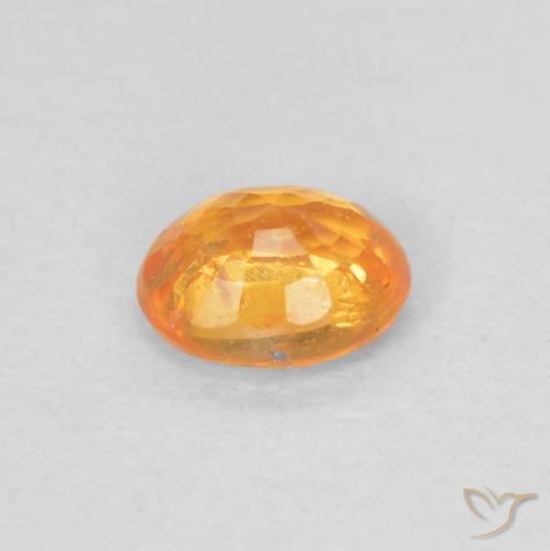 9,17 ctw natürlicher Mittelorange Spessartit-Garn, Oval, VS