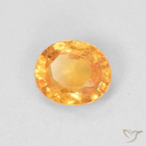 9,17 ctw natürlicher Mittelorange Spessartit-Garn, Oval, VS
