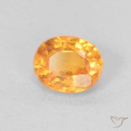 9,17 ctw natürlicher Mittelorange Spessartit-Garn, Oval, VS