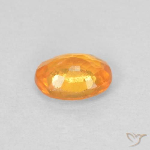 9,17 ctw natürlicher hellorange Spessartit-Garn, Oval, VS