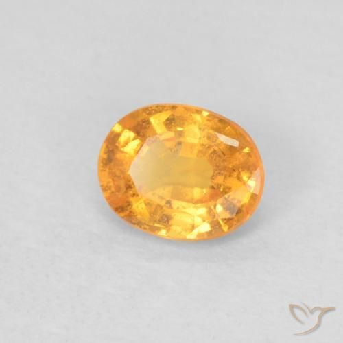 9,17 ctw natürlicher Mittelorange Spessartit-Garn, Oval, VS