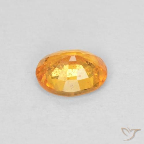 9,17 ctw natürlicher Mittelorange Spessartit-Garn, Oval, VS