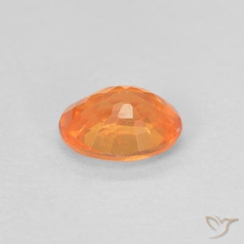 9,17 ctw natürlicher hellorange Spessartit-Garn, Oval, VS-SI