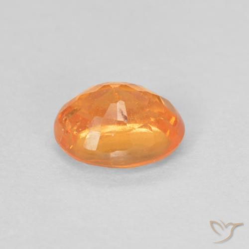 9,17 ctw natürlicher hellorange Spessartit-Garn, Oval, VS-SI