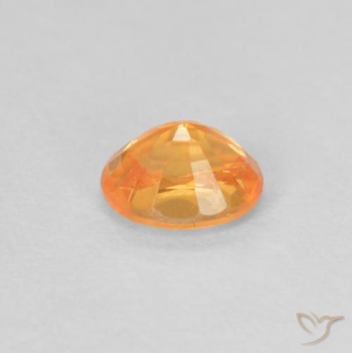 9,17 ctw natürlicher hellorange Spessartit-Garn, Oval, VS-SI