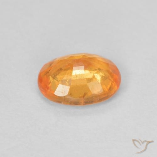9,17 ctw natürlicher Honig-orange Spessartit-Garn, Oval, VS-SI