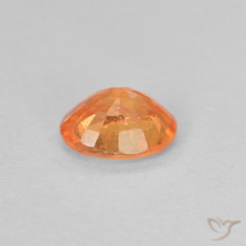 9,17 ctw natürlicher hellorange Spessartit-Garn, Oval, VS-SI