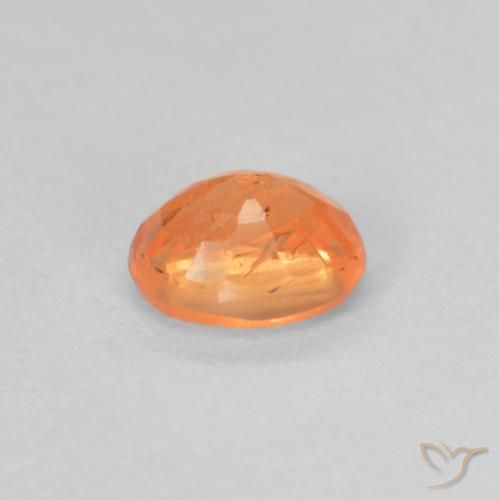 9,17 ctw natürlicher hellorange Spessartit-Garn, Oval, VS-SI