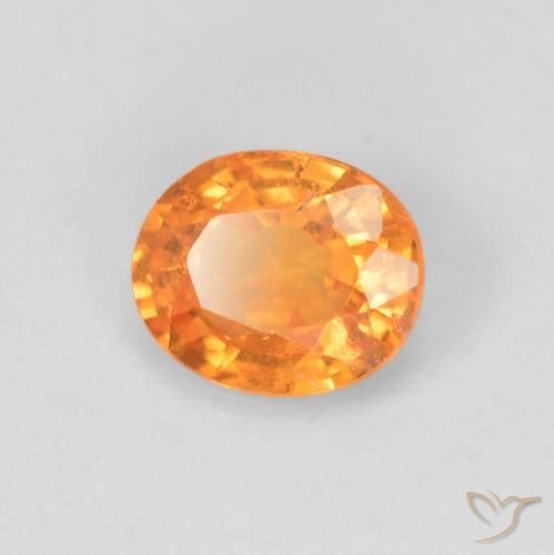 9,17 ctw natürlicher hellorange Spessartit-Garn, Oval, VS