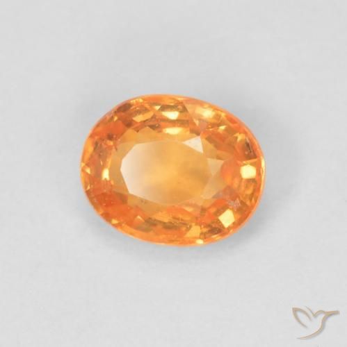9,17 ctw natürlicher hellorange Spessartit-Garn, Oval, VS