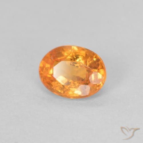 9,17 ctw natürlicher hellorange Spessartit-Garn, Oval, VS