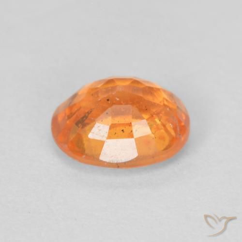 9,17 ctw natürlicher hellorange Spessartit-Garn, Oval, VS-SI