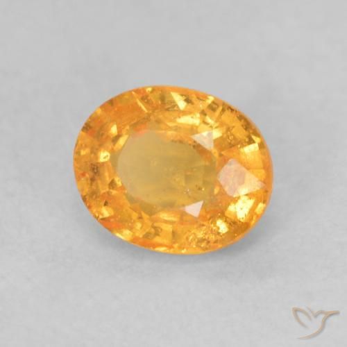 9,17 ctw natürlicher Aprikose Orange Spessartit-Garn, Oval, VS-SI