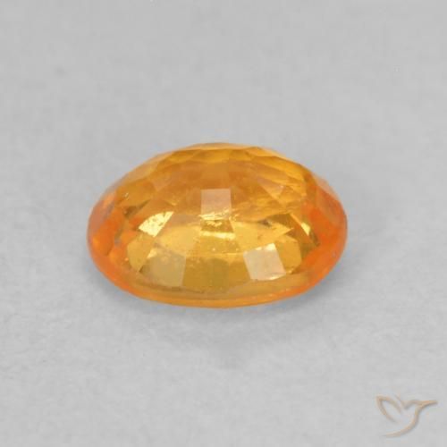 9,17 ctw natürlicher Aprikose Orange Spessartit-Garn, Oval, VS-SI