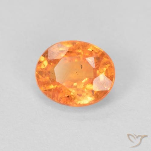 9,17 ctw natürlicher Mittelorange Spessartit-Garn, Oval, VS-SI