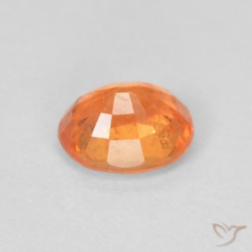 9,17 ctw natürlicher Mittelorange Spessartit-Garn, Oval, VS-SI