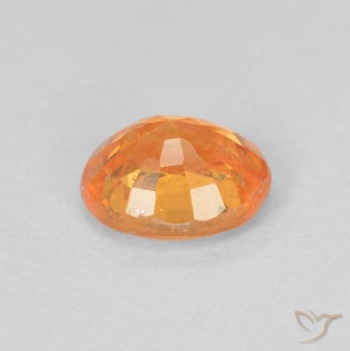 9,17 ctw natürlicher hellorange Spessartit-Garn, Oval, VS-SI